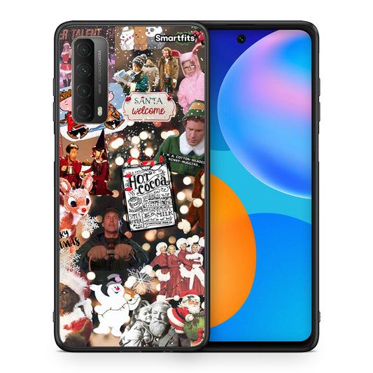 Θήκη Huawei P Smart 2021 Xmas Movies από τη Smartfits με σχέδιο στο πίσω μέρος και μαύρο περίβλημα | Huawei P Smart 2021 Xmas Movies case with colorful back and black bezels