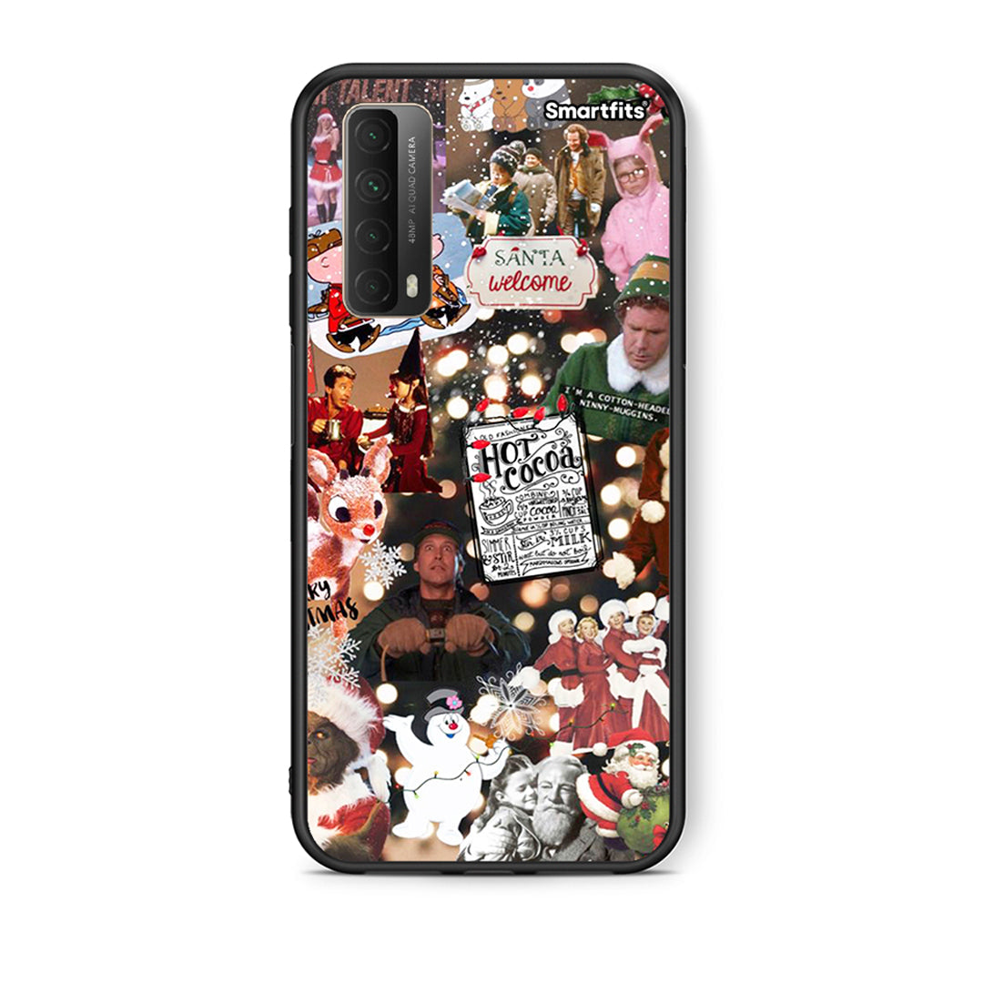 Θήκη Huawei P Smart 2021 Xmas Movies από τη Smartfits με σχέδιο στο πίσω μέρος και μαύρο περίβλημα | Huawei P Smart 2021 Xmas Movies case with colorful back and black bezels