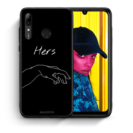 Θήκη Αγίου Βαλεντίνου Huawei P Smart 2019 Aeshetic Love 1 από τη Smartfits με σχέδιο στο πίσω μέρος και μαύρο περίβλημα | Huawei P Smart 2019 Aeshetic Love 1 case with colorful back and black bezels