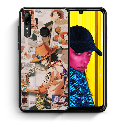 Θήκη Huawei P Smart 2019 Anime Collage από τη Smartfits με σχέδιο στο πίσω μέρος και μαύρο περίβλημα | Huawei P Smart 2019 Anime Collage case with colorful back and black bezels