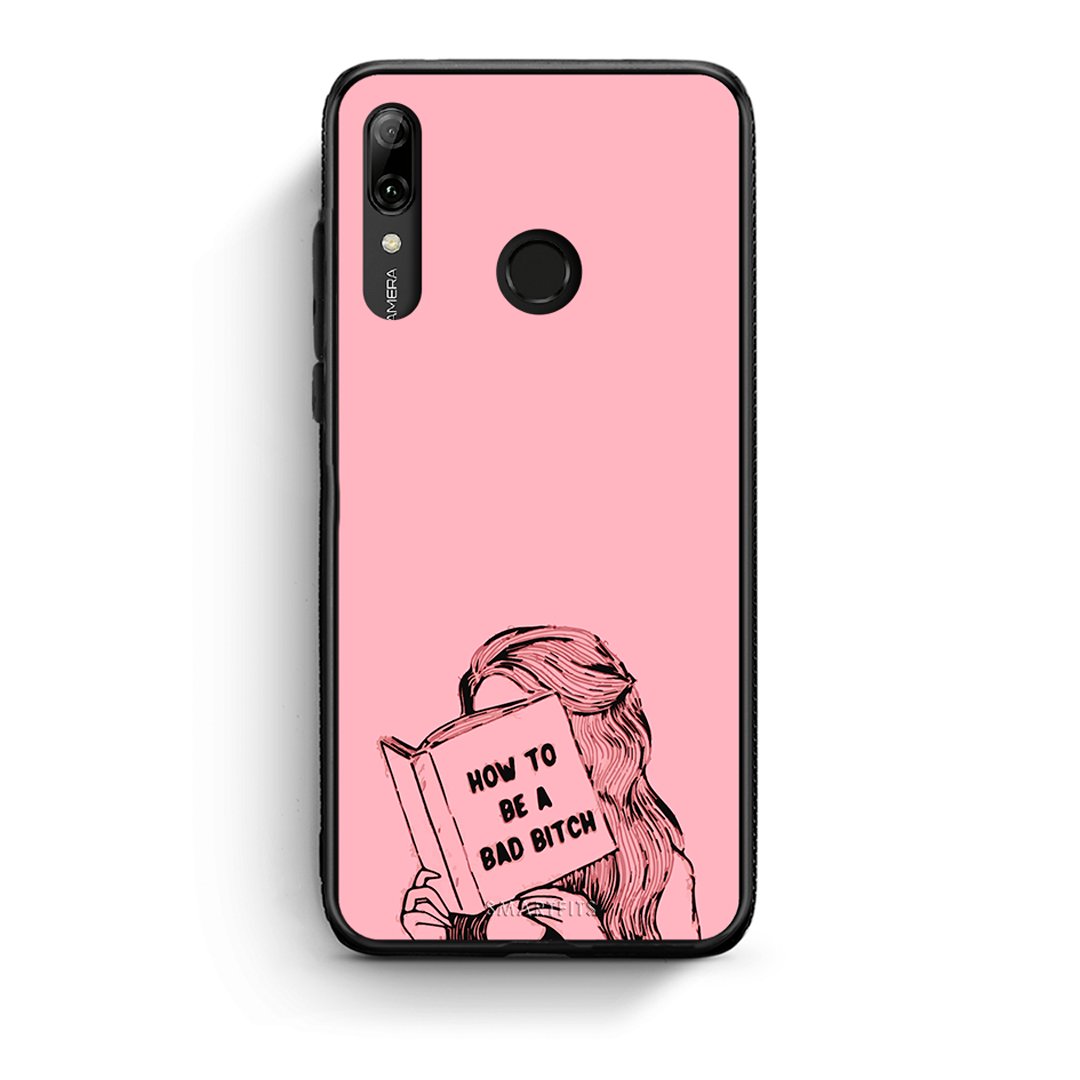 Huawei P Smart 2019 Bad Bitch θήκη από τη Smartfits με σχέδιο στο πίσω μέρος και μαύρο περίβλημα | Smartphone case with colorful back and black bezels by Smartfits