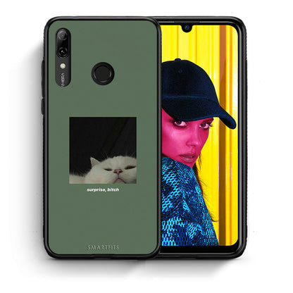 Θήκη Huawei P Smart 2019 Bitch Surprise από τη Smartfits με σχέδιο στο πίσω μέρος και μαύρο περίβλημα | Huawei P Smart 2019 Bitch Surprise case with colorful back and black bezels