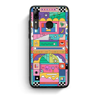 Thumbnail for Huawei P Smart 2019 Bubbles Soap θήκη από τη Smartfits με σχέδιο στο πίσω μέρος και μαύρο περίβλημα | Smartphone case with colorful back and black bezels by Smartfits