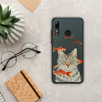Thumbnail for Cat Goldfish - Huawei P Smart 2019 / P Smart+ / Nova 3i θήκη