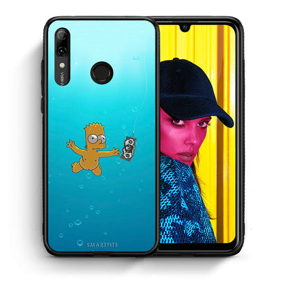 Θήκη Huawei P Smart 2019 Chasing Money από τη Smartfits με σχέδιο στο πίσω μέρος και μαύρο περίβλημα | Huawei P Smart 2019 Chasing Money case with colorful back and black bezels