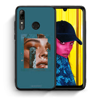 Thumbnail for Θήκη Huawei P Smart 2019 Cry An Ocean από τη Smartfits με σχέδιο στο πίσω μέρος και μαύρο περίβλημα | Huawei P Smart 2019 Cry An Ocean case with colorful back and black bezels
