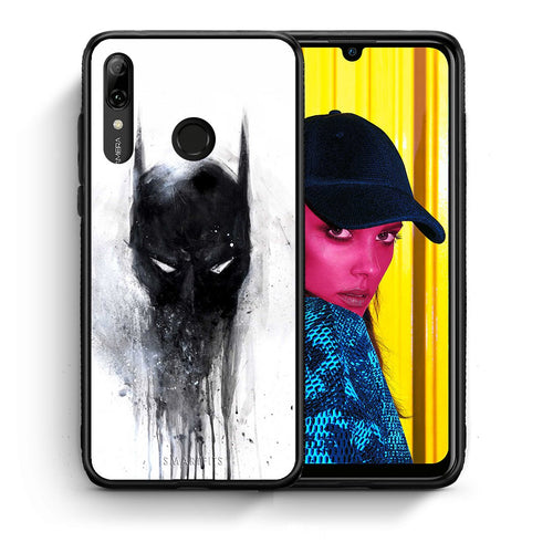 Θήκη Huawei P Smart 2019 Paint Bat Hero από τη Smartfits με σχέδιο στο πίσω μέρος και μαύρο περίβλημα | Huawei P Smart 2019 Paint Bat Hero case with colorful back and black bezels