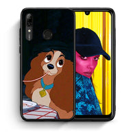 Thumbnail for Θήκη Αγίου Βαλεντίνου Huawei P Smart 2019 Lady And Tramp 2 από τη Smartfits με σχέδιο στο πίσω μέρος και μαύρο περίβλημα | Huawei P Smart 2019 Lady And Tramp 2 case with colorful back and black bezels