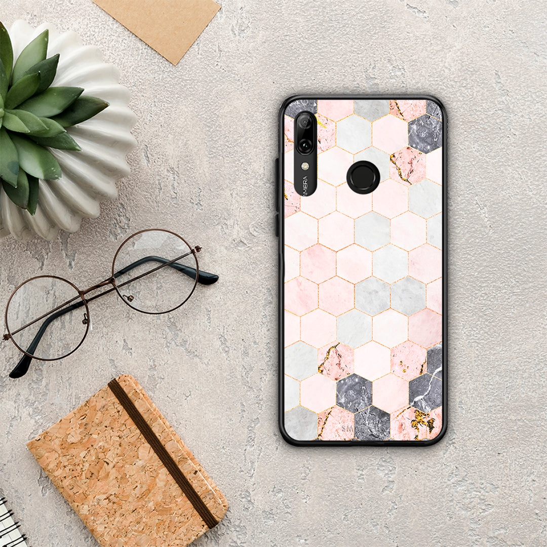 Marble Hexagon Pink - Huawei P Smart 2019 / P Smart+ / Nova 3i θήκη