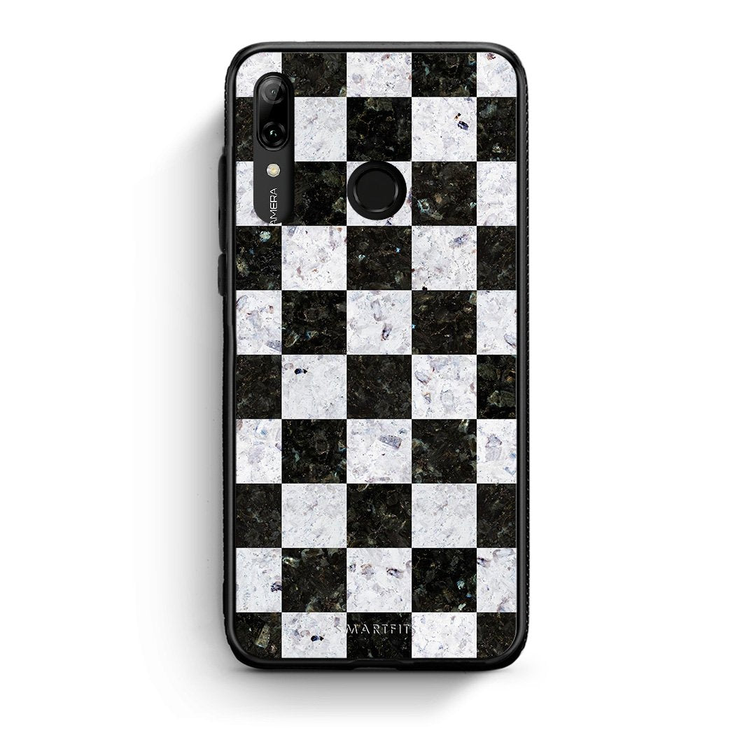 4 - Huawei P Smart 2019 Square Geometric Marble case, cover, bumper