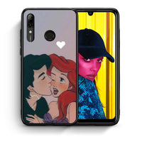 Thumbnail for Θήκη Αγίου Βαλεντίνου Huawei P Smart 2019 Mermaid Love από τη Smartfits με σχέδιο στο πίσω μέρος και μαύρο περίβλημα | Huawei P Smart 2019 Mermaid Love case with colorful back and black bezels