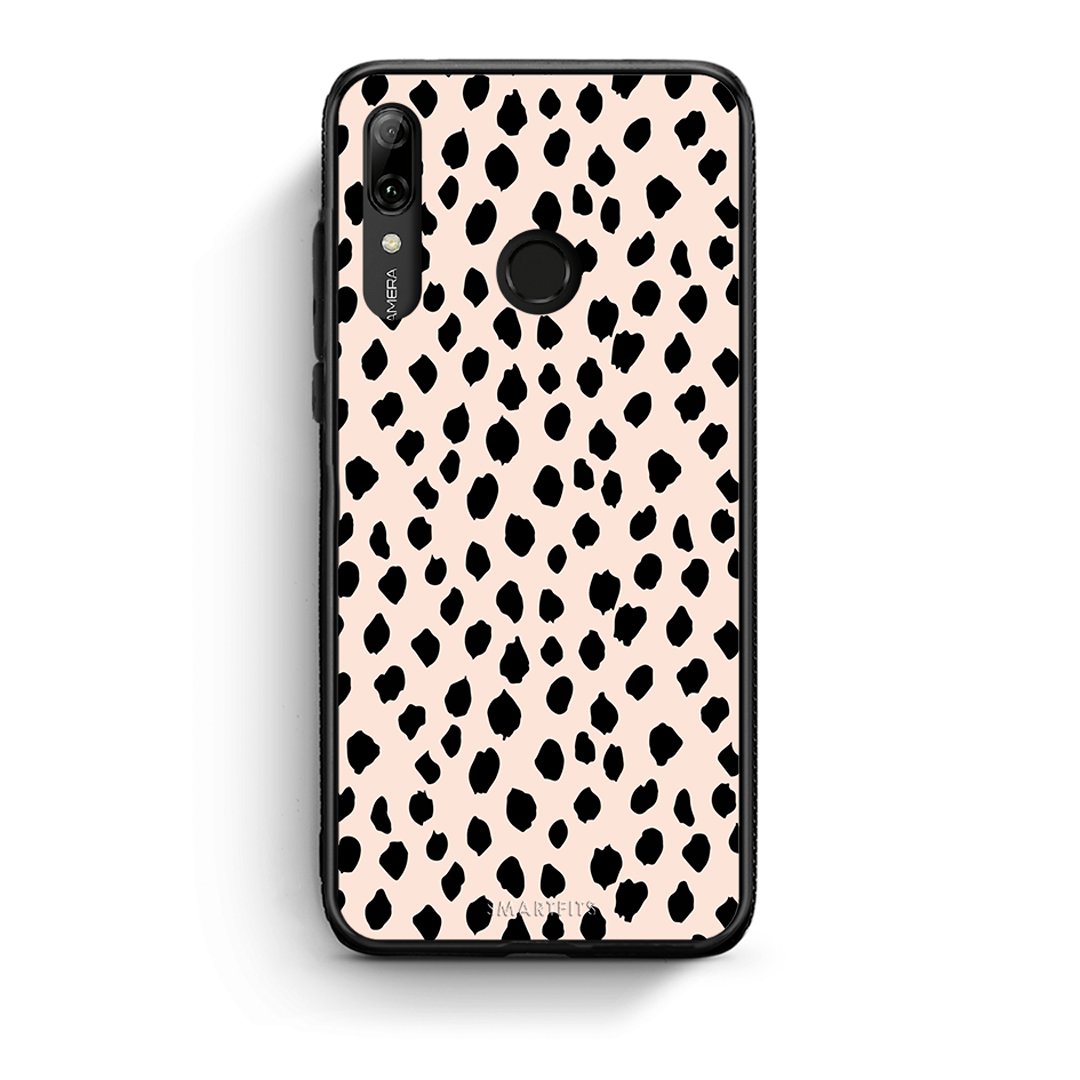 Huawei P Smart 2019 New Polka Dots θήκη από τη Smartfits με σχέδιο στο πίσω μέρος και μαύρο περίβλημα | Smartphone case with colorful back and black bezels by Smartfits