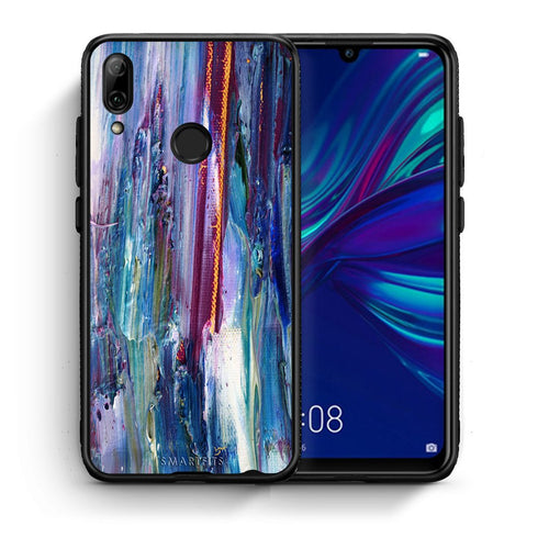 Θήκη Huawei P Smart 2019 Winter Paint από τη Smartfits με σχέδιο στο πίσω μέρος και μαύρο περίβλημα | Huawei P Smart 2019 Winter Paint case with colorful back and black bezels