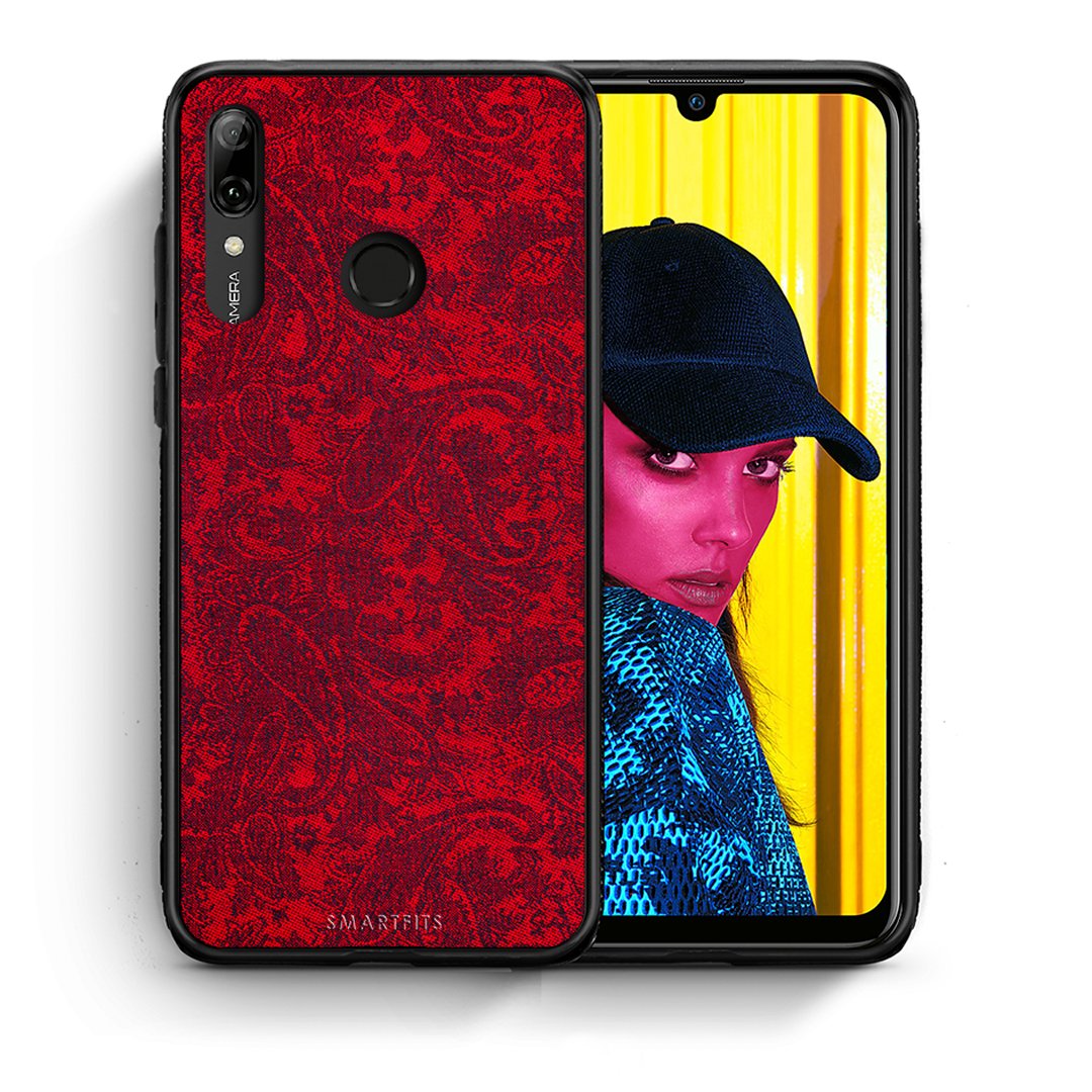 Θήκη Huawei P Smart 2019 Paisley Cashmere από τη Smartfits με σχέδιο στο πίσω μέρος και μαύρο περίβλημα | Huawei P Smart 2019 Paisley Cashmere case with colorful back and black bezels
