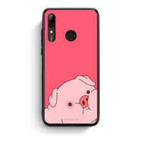 Thumbnail for Huawei P Smart 2019 Pig Love 1 Θήκη Αγίου Βαλεντίνου από τη Smartfits με σχέδιο στο πίσω μέρος και μαύρο περίβλημα | Smartphone case with colorful back and black bezels by Smartfits