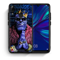 Thumbnail for Θήκη Huawei P Smart 2019 Thanos PopArt από τη Smartfits με σχέδιο στο πίσω μέρος και μαύρο περίβλημα | Huawei P Smart 2019 Thanos PopArt case with colorful back and black bezels