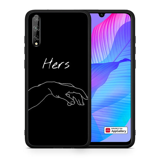 Θήκη Αγίου Βαλεντίνου Huawei P Smart S Aeshetic Love 1 από τη Smartfits με σχέδιο στο πίσω μέρος και μαύρο περίβλημα | Huawei P Smart S Aeshetic Love 1 case with colorful back and black bezels