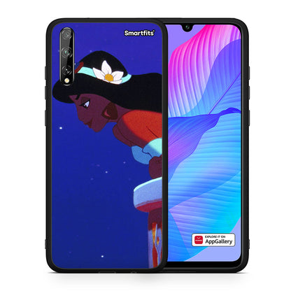 Θήκη Huawei P Smart S Alladin And Jasmine Love 2 από τη Smartfits με σχέδιο στο πίσω μέρος και μαύρο περίβλημα | Huawei P Smart S Alladin And Jasmine Love 2 case with colorful back and black bezels