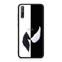 Thumbnail for Huawei P Smart S Angels Demons θήκη από τη Smartfits με σχέδιο στο πίσω μέρος και μαύρο περίβλημα | Smartphone case with colorful back and black bezels by Smartfits