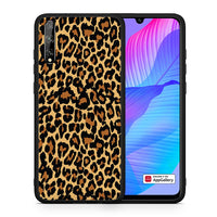 Thumbnail for Θήκη Huawei P Smart S Leopard Animal από τη Smartfits με σχέδιο στο πίσω μέρος και μαύρο περίβλημα | Huawei P Smart S Leopard Animal case with colorful back and black bezels