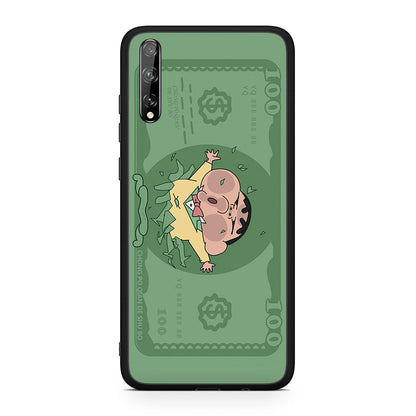 Huawei P Smart S Big Money Θήκη Αγίου Βαλεντίνου από τη Smartfits με σχέδιο στο πίσω μέρος και μαύρο περίβλημα | Smartphone case with colorful back and black bezels by Smartfits