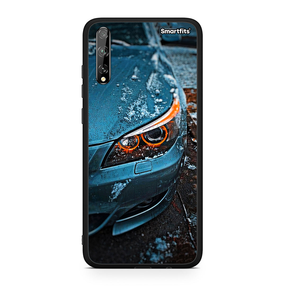 Huawei P Smart S Bmw E60 Θήκη από τη Smartfits με σχέδιο στο πίσω μέρος και μαύρο περίβλημα | Smartphone case with colorful back and black bezels by Smartfits