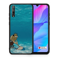 Thumbnail for Θήκη Huawei P Smart S Clean The Ocean από τη Smartfits με σχέδιο στο πίσω μέρος και μαύρο περίβλημα | Huawei P Smart S Clean The Ocean case with colorful back and black bezels