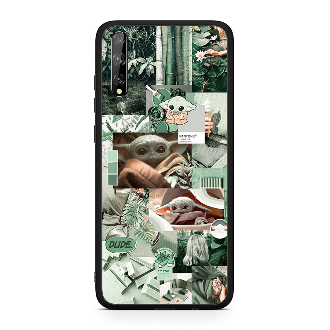 Huawei P Smart S Collage Dude Θήκη Αγίου Βαλεντίνου από τη Smartfits με σχέδιο στο πίσω μέρος και μαύρο περίβλημα | Smartphone case with colorful back and black bezels by Smartfits