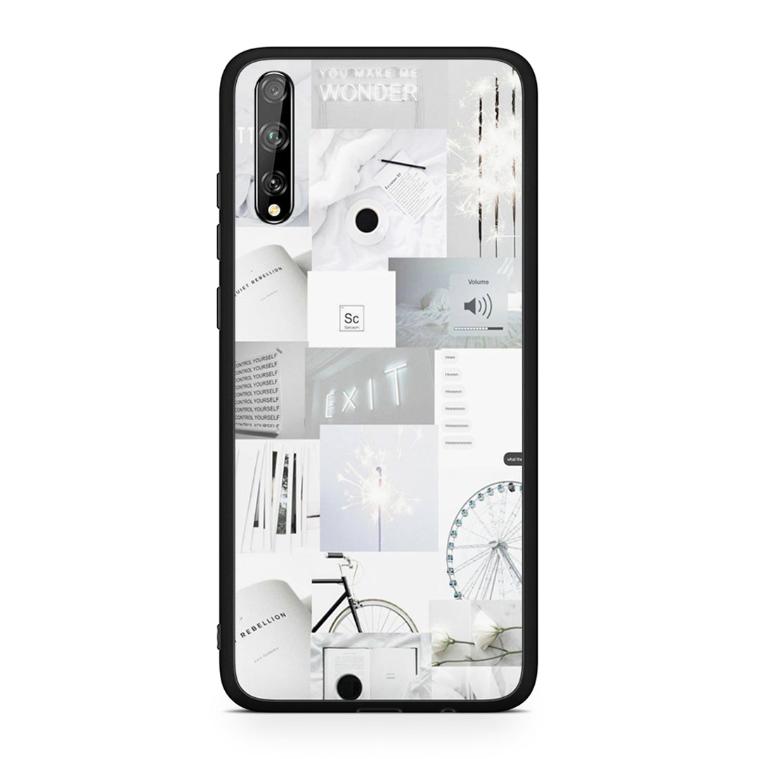 Huawei P Smart S Collage Make Me Wonder Θήκη Αγίου Βαλεντίνου από τη Smartfits με σχέδιο στο πίσω μέρος και μαύρο περίβλημα | Smartphone case with colorful back and black bezels by Smartfits