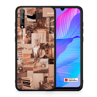 Thumbnail for Θήκη Αγίου Βαλεντίνου Huawei P Smart S Collage You Can από τη Smartfits με σχέδιο στο πίσω μέρος και μαύρο περίβλημα | Huawei P Smart S Collage You Can case with colorful back and black bezels