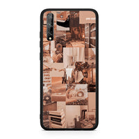 Thumbnail for Huawei P Smart S Collage You Can Θήκη Αγίου Βαλεντίνου από τη Smartfits με σχέδιο στο πίσω μέρος και μαύρο περίβλημα | Smartphone case with colorful back and black bezels by Smartfits
