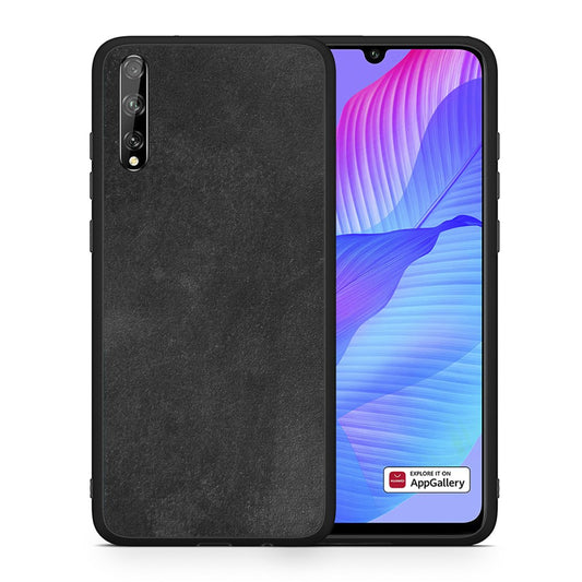 Θήκη Huawei P Smart S Black Slate Color από τη Smartfits με σχέδιο στο πίσω μέρος και μαύρο περίβλημα | Huawei P Smart S Black Slate Color case with colorful back and black bezels