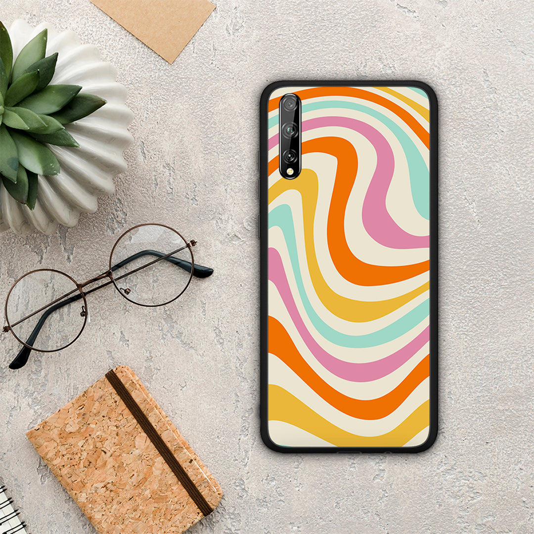 Colourful Waves - Huawei P Smart S θήκη