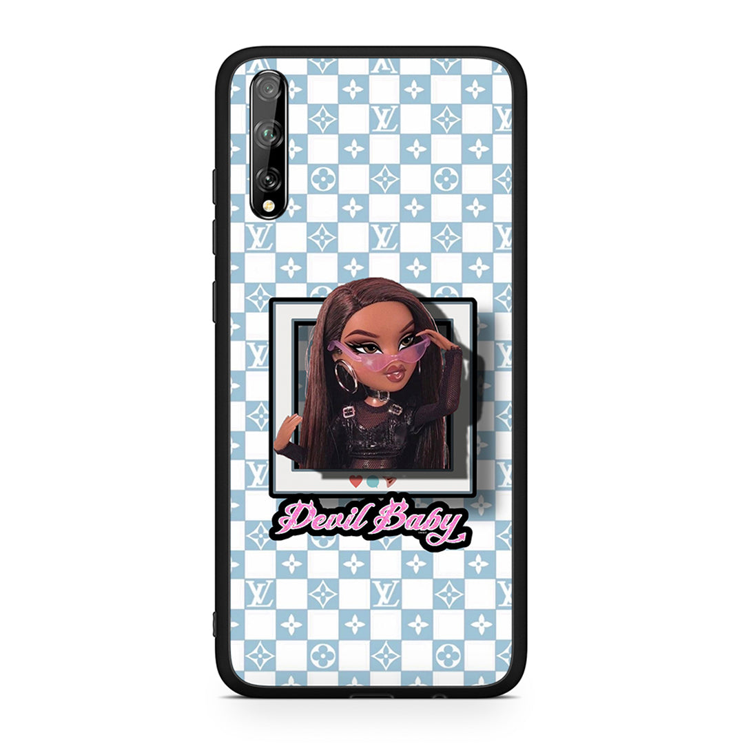 Huawei P Smart S Devil Baby Θήκη Αγίου Βαλεντίνου από τη Smartfits με σχέδιο στο πίσω μέρος και μαύρο περίβλημα | Smartphone case with colorful back and black bezels by Smartfits