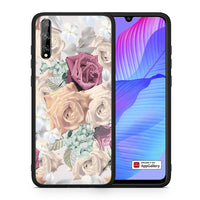 Thumbnail for Θήκη Huawei P Smart S Bouquet Floral από τη Smartfits με σχέδιο στο πίσω μέρος και μαύρο περίβλημα | Huawei P Smart S Bouquet Floral case with colorful back and black bezels