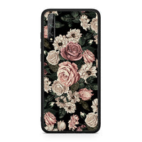 Thumbnail for Huawei P Smart S Wild Roses Flower θήκη από τη Smartfits με σχέδιο στο πίσω μέρος και μαύρο περίβλημα | Smartphone case with colorful back and black bezels by Smartfits