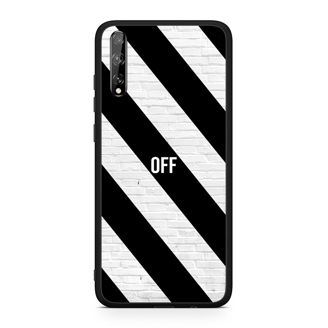 Huawei P Smart S Get Off θήκη από τη Smartfits με σχέδιο στο πίσω μέρος και μαύρο περίβλημα | Smartphone case with colorful back and black bezels by Smartfits