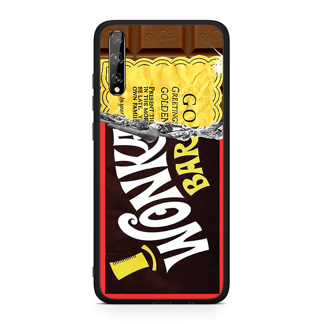 Huawei P Smart S Golden Ticket θήκη από τη Smartfits με σχέδιο στο πίσω μέρος και μαύρο περίβλημα | Smartphone case with colorful back and black bezels by Smartfits