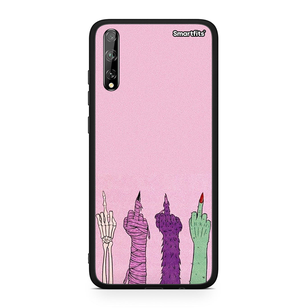 Huawei P Smart S Halloween Be A Lady Θήκη από τη Smartfits με σχέδιο στο πίσω μέρος και μαύρο περίβλημα | Smartphone case with colorful back and black bezels by Smartfits