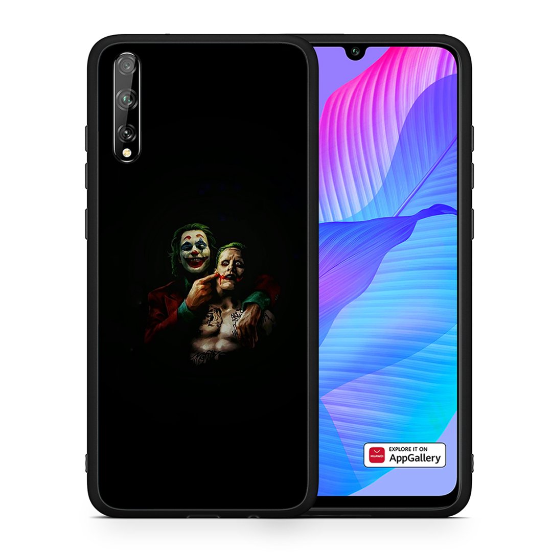 Θήκη Huawei P Smart S Clown Hero από τη Smartfits με σχέδιο στο πίσω μέρος και μαύρο περίβλημα | Huawei P Smart S Clown Hero case with colorful back and black bezels