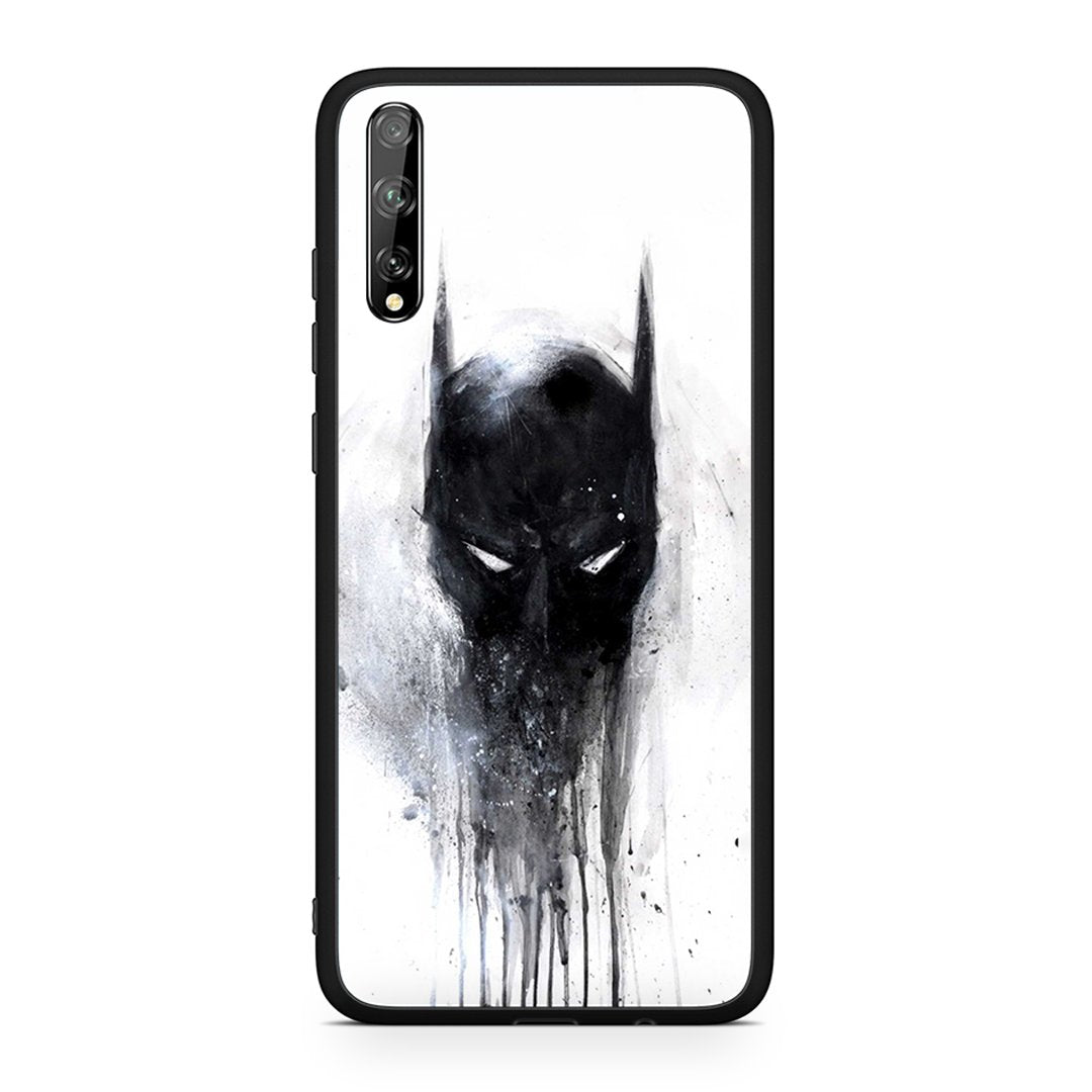 Huawei P Smart S Paint Bat Hero θήκη από τη Smartfits με σχέδιο στο πίσω μέρος και μαύρο περίβλημα | Smartphone case with colorful back and black bezels by Smartfits