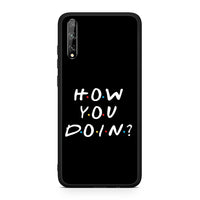 Thumbnail for Huawei P Smart S How You Doin θήκη από τη Smartfits με σχέδιο στο πίσω μέρος και μαύρο περίβλημα | Smartphone case with colorful back and black bezels by Smartfits