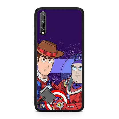 Huawei P Smart S Infinity Story θήκη από τη Smartfits με σχέδιο στο πίσω μέρος και μαύρο περίβλημα | Smartphone case with colorful back and black bezels by Smartfits