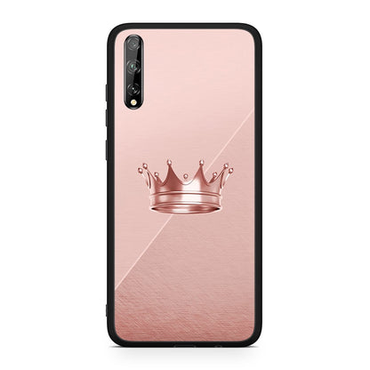 Huawei P Smart S Crown Minimal θήκη από τη Smartfits με σχέδιο στο πίσω μέρος και μαύρο περίβλημα | Smartphone case with colorful back and black bezels by Smartfits