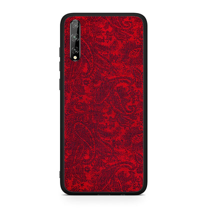 Huawei P Smart S Paisley Cashmere θήκη από τη Smartfits με σχέδιο στο πίσω μέρος και μαύρο περίβλημα | Smartphone case with colorful back and black bezels by Smartfits
