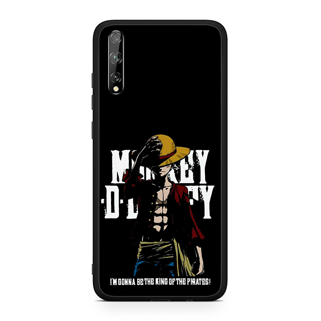Huawei P Smart S Pirate King θήκη από τη Smartfits με σχέδιο στο πίσω μέρος και μαύρο περίβλημα | Smartphone case with colorful back and black bezels by Smartfits