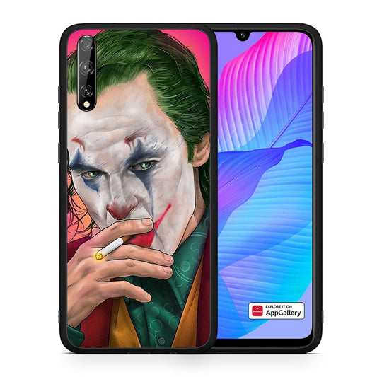 Θήκη Huawei P Smart S JokesOnU PopArt από τη Smartfits με σχέδιο στο πίσω μέρος και μαύρο περίβλημα | Huawei P Smart S JokesOnU PopArt case with colorful back and black bezels