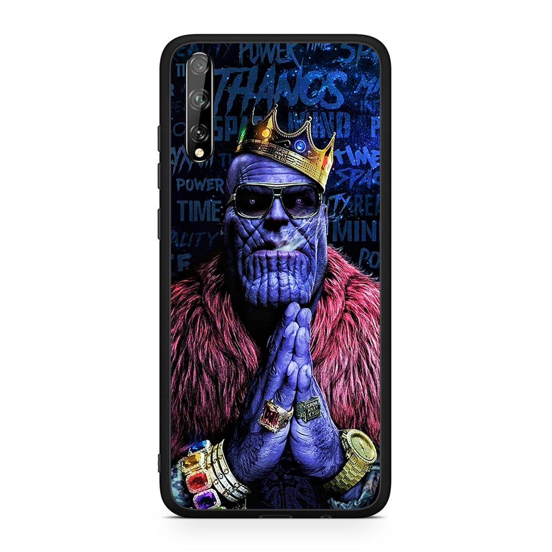 Huawei P Smart S Thanos PopArt θήκη από τη Smartfits με σχέδιο στο πίσω μέρος και μαύρο περίβλημα | Smartphone case with colorful back and black bezels by Smartfits