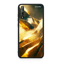 Thumbnail for Huawei P Smart S Real Gold θήκη από τη Smartfits με σχέδιο στο πίσω μέρος και μαύρο περίβλημα | Smartphone case with colorful back and black bezels by Smartfits