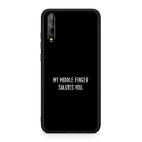 Thumbnail for Huawei P Smart S Salute θήκη από τη Smartfits με σχέδιο στο πίσω μέρος και μαύρο περίβλημα | Smartphone case with colorful back and black bezels by Smartfits